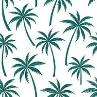 Watercolor palm trees seamless pattern artistic isolated white background great for crafts invitations greeting cards concept as Artistic watercolor palm trees seamless pattern on Clean Pro vector