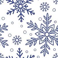 Whimsical snowflake seamless tile pattern with playful shapes and bright accents concept as Playful snowflake shapes with bright accents create a whimsical seamless tile pattern pe Clean Pro vector