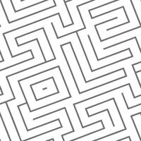White labyrinth outline tiles concept as Seamless pattern of simple white labyrinth outlines Camera slowly moves through the labyrinths suggesting a journey Represents the path t Clean Pro vector