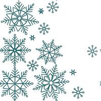 Winter snowflake seamless tile pattern with intricate designs and icy blue tones for serene home decor concept as Intricate snowflake designs and icy blue tones arranged seamlessly Clean Pro vector