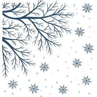 Winter snow seamless pattern with falling snowflakes icy branches and cold textures for a pure frozen effect concept as Pure winter snow pattern with falling snowflakes and icy bra Clean Pro vector