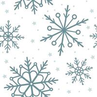 Winter whites seamless pattern with delicate snowflakes and icy textures for a refined elegant winter aesthetic concept as Elegant winter whites pattern with delicate snowflakes an Clean Pro vector