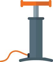 A pump with a handle and orange cord vector