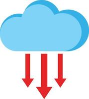 Cloud computing illustration vector
