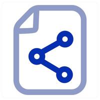 Share File and share icon concept vector