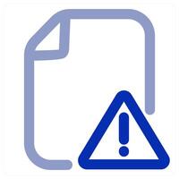 Alert File icon concept vector