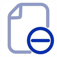 Remove File icon concept vector