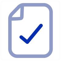 Approved File icon concept vector