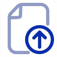 Upload File icon concept vector