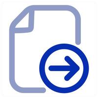 File and document icon concept vector