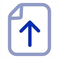 Upload File and upload icon vector