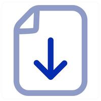 Download File and file concept vector