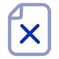 Wrong File concept vector