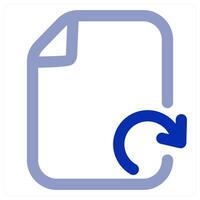 Refresh File concept vector