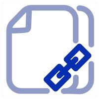 File Link icon concept vector