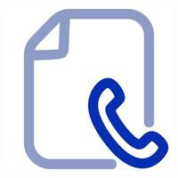 Calling File icon concept vector