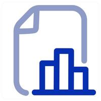 Statistics File icon concept vector