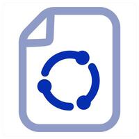 Share File concept icon vector