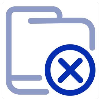 incorrecto carpeta icono concepto vector