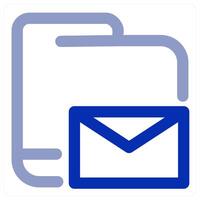 Mail Folder icon concept vector