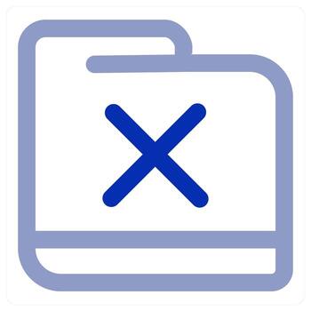 incorrecto carpeta concepto vector