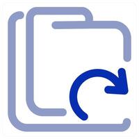 Refresh Folder concept vector