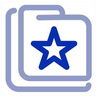 Favourite Folder and folder icon concept vector