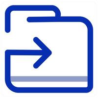 Folder and data concept vector