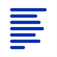 Left Align icon concept vector