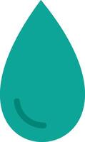 A green drop icon on a white background vector