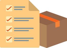 Checklist for shipping vector