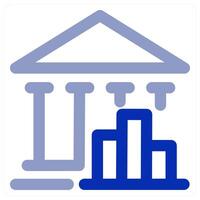 Bank Statistics icon vector