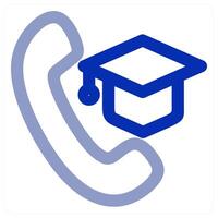 Study Call and study icon concept vector
