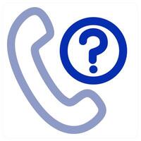 Call Query icon concept vector