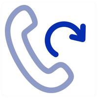 Refresh Call icon concept vector