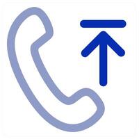Outgoing Call icon concept vector