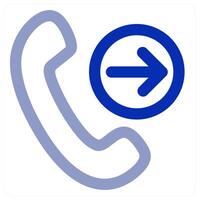 Outgoing Call concept vector
