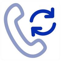 Update Call icon concept vector