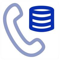 Call Server icon concept vector