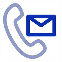 Call Message concept icon vector