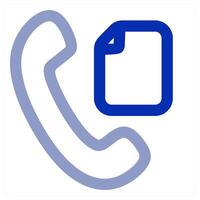 Call File icon concept vector