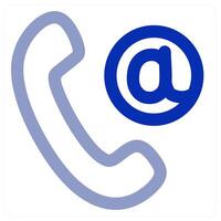 Email Call icon concept vector