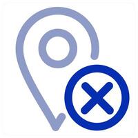 Remove Location icon concept vector