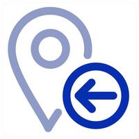 Receive Location icon concept vector
