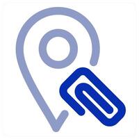 Link Location icon concept vector
