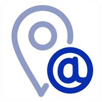 Mail Location icon concept vector