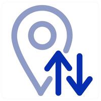 Sync Location icon concept vector