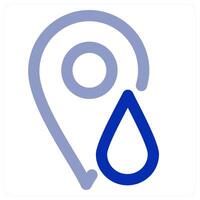 Location and navigation concept vector