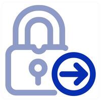 Send Lock icon concept vector