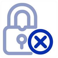Remove Lock icon concept vector